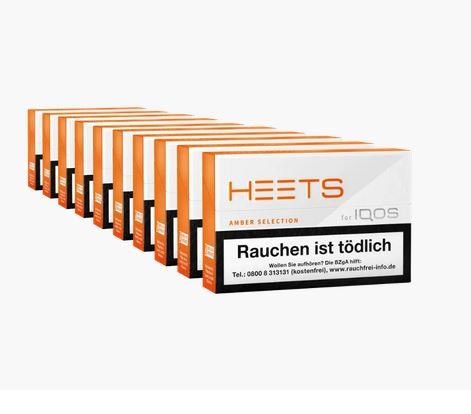 200 IQOS Heets Amber Selection 10x20er Stange