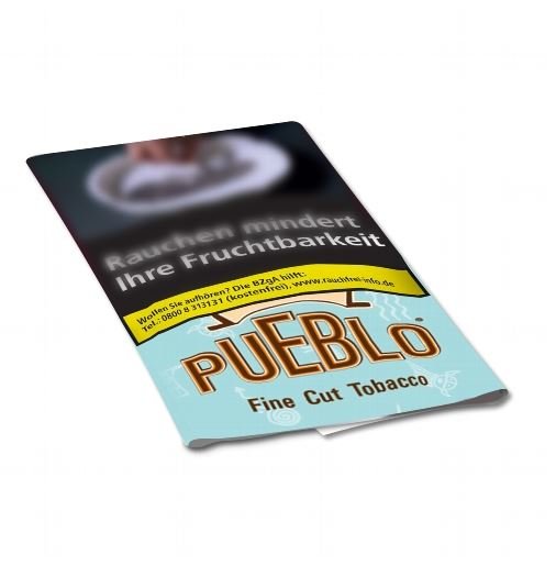 Pueblo Blue Tabak 30g Pouch (Drehtabak / Feinschnitt)