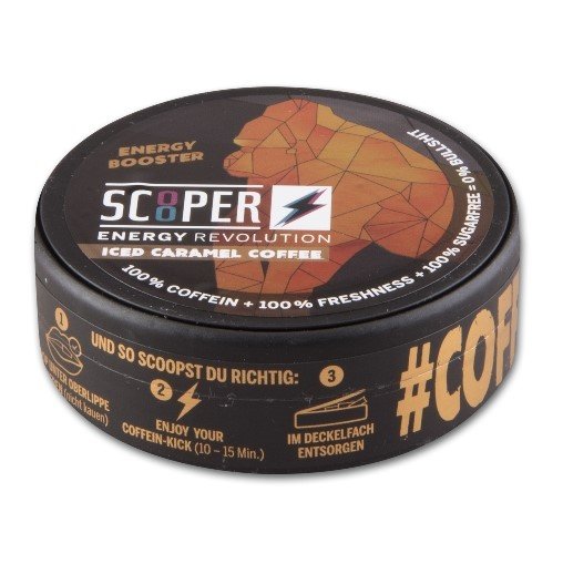Scooper Energy Revolution Iced Caramel Coffee