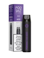 Pod Salt GO 600 Einweg E-Zigarette | 600 Züge | 20mg/ml Nikotin | Disposable Kit
