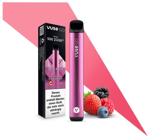 Vuse GO - Berry Blend - Einweg E Zigarette - 20 mg/ml Nikotin - E-Shisha