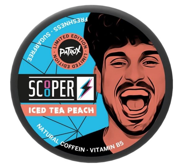 SCOOPER Energy Ice Tea Peach 12 Stück/Dose