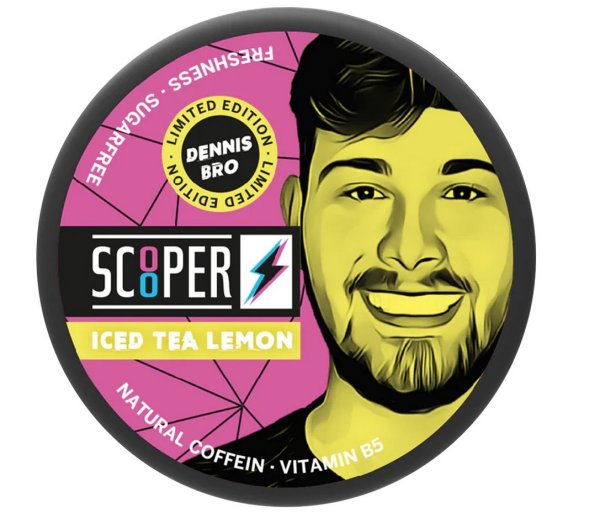 SCOOPER Energy Ice Tea Lemon 12 Stück/Dose